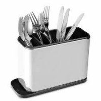 Stainless Steel Cutlery bucket - Kitchen Organizer