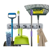 Broom, Mop Holder Organizer Wall Mounting Grip
